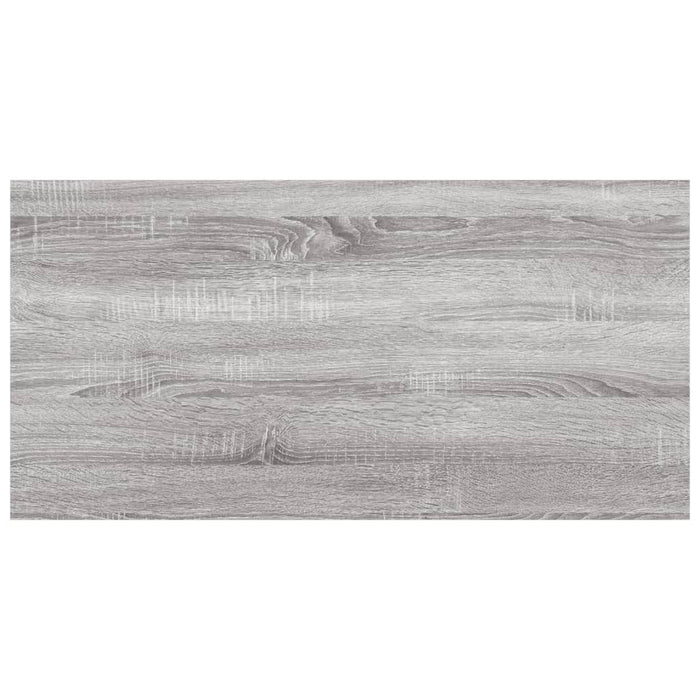 Mensole Parete 8pz Grigio Sonoma 40x20x1,5cm Legno Multistrato 838204