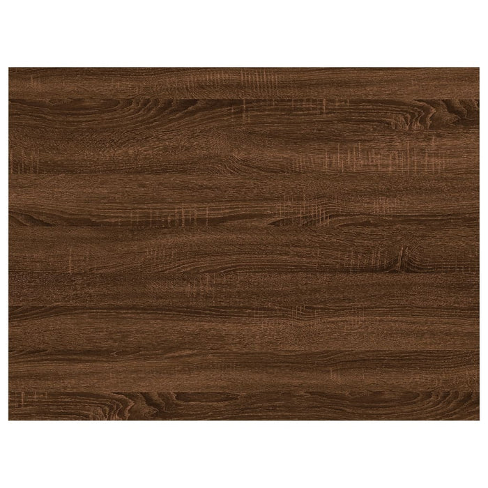 Mensole Parete 4pz Rovere Marrone 40x30x1,5cm Legno Multistrato 838211