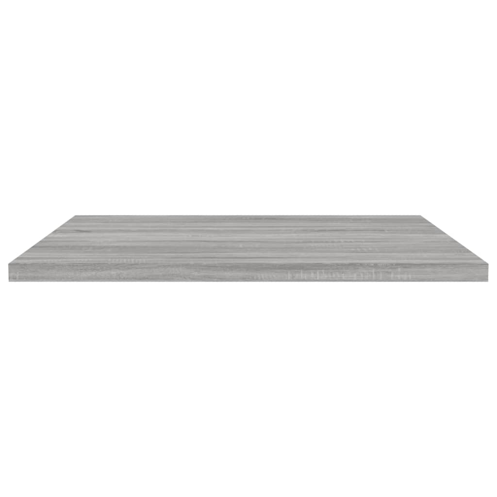 Mensole Parete 4pz Grigio Sonoma 40x50x1,5cm Legno Multistrato 838221