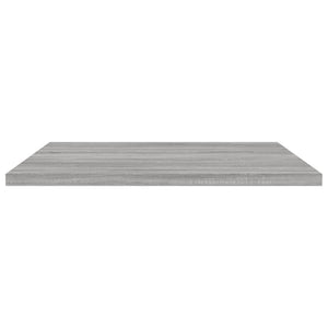 Mensole Parete 4pz Grigio Sonoma 40x50x1,5cm Legno Multistrato 838221