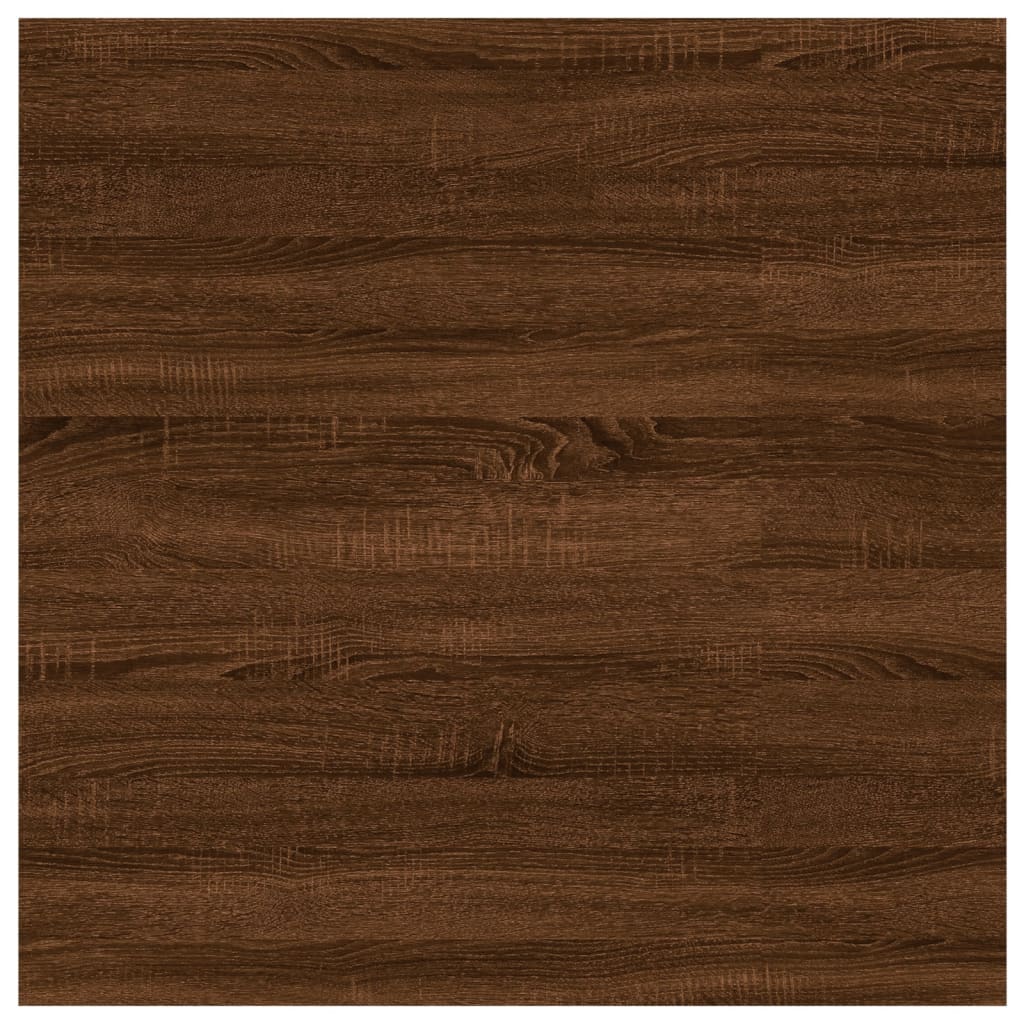 Mensole Parete 4pz Rovere Marrone 40x50x1,5cm Legno Multistrato 838223