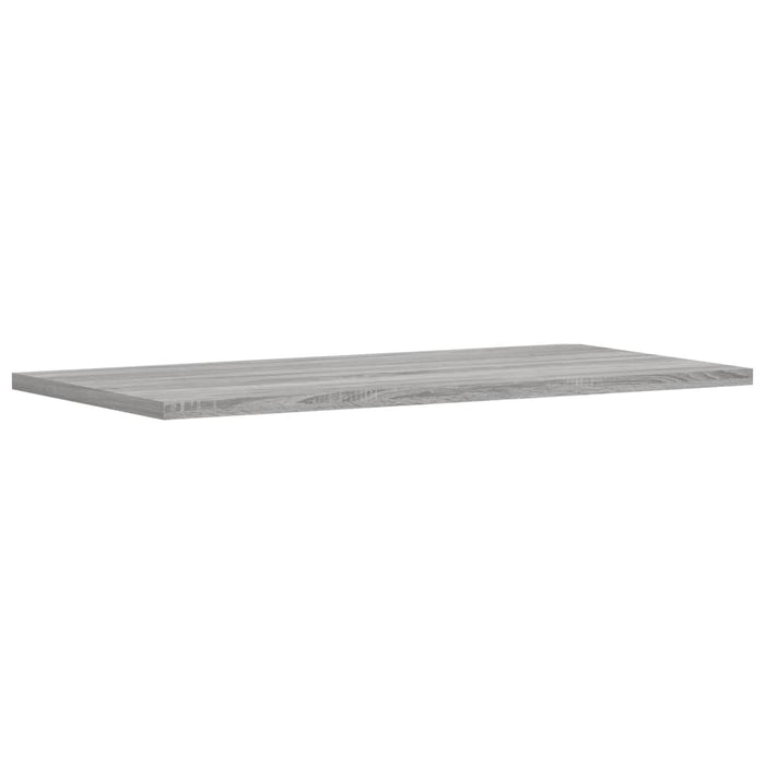 Mensole Parete 4pz Grigio Sonoma 60x30x1,5cm Legno Multistrato 838239