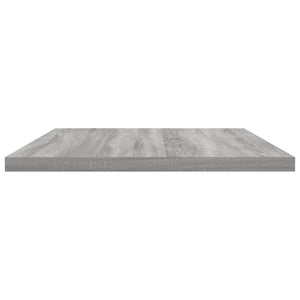 Mensole Parete 4pz Grigio Sonoma 60x30x1,5cm Legno Multistrato 838239