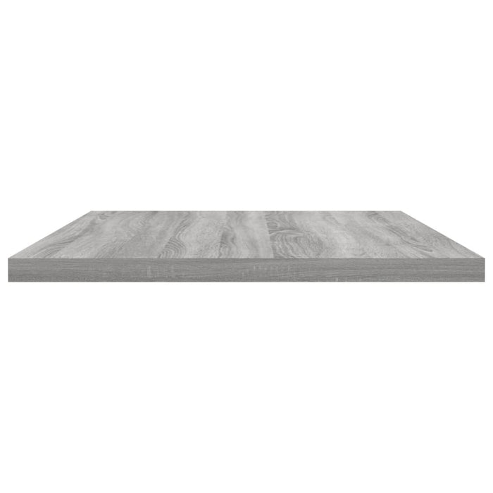 Mensole Parete 4pz Grigio Sonoma 60x30x1,5cm Legno Multistrato 838239