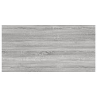 Mensole Parete 4pz Grigio Sonoma 60x30x1,5cm Legno Multistrato 838239