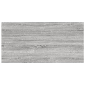 Mensole Parete 4pz Grigio Sonoma 60x30x1,5cm Legno Multistrato 838239