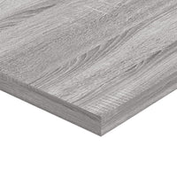 Mensole Parete 4pz Grigio Sonoma 60x30x1,5cm Legno Multistrato 838239