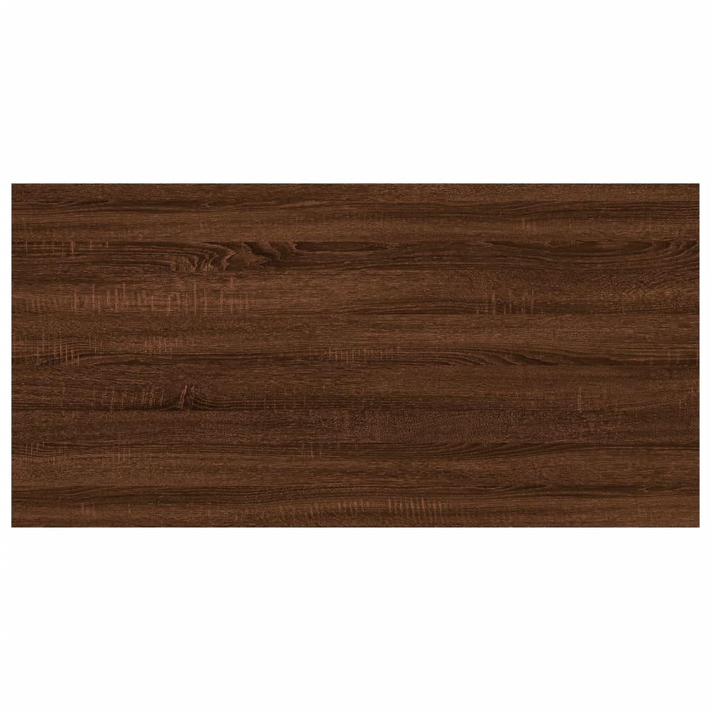 Mensole Parete 4pz Rovere Marrone 60x30x1,5cm Legno Multistrato 838241