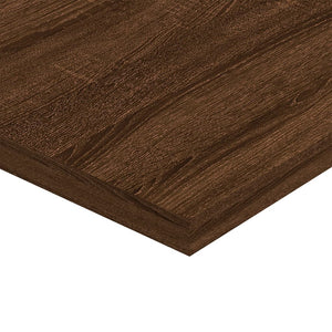 Mensole Parete 4pz Rovere Marrone 60x30x1,5cm Legno Multistrato 838241