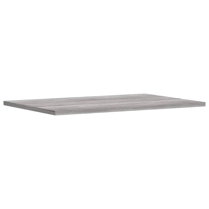 Mensole Parete 4pz Grigio Sonoma 60x40x1,5 cm Legno Multistrato 838245