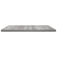 Mensole Parete 4pz Grigio Sonoma 60x40x1,5 cm Legno Multistrato 838245