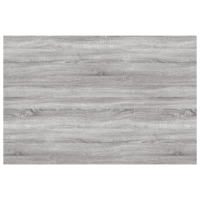 Mensole Parete 4pz Grigio Sonoma 60x40x1,5 cm Legno Multistrato 838245