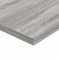 Mensole Parete 4pz Grigio Sonoma 60x40x1,5 cm Legno Multistrato 838245