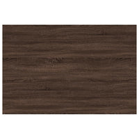 Mensole Parete 4pz Rovere Marrone 60x40x1,5cm Legno Multistrato 838247