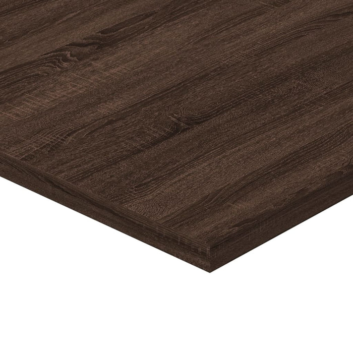 Mensole Parete 4pz Rovere Marrone 60x40x1,5cm Legno Multistrato 838247