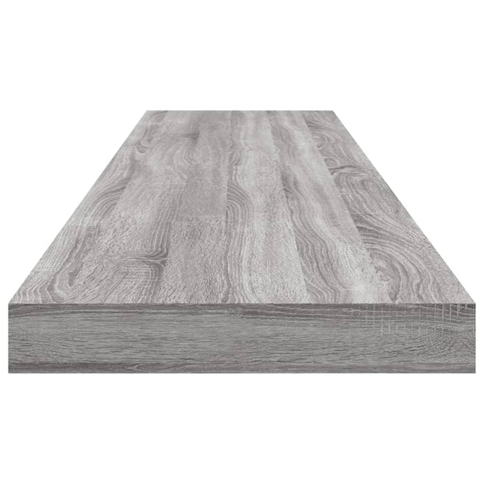 Mensole Parete 4pz Grigio Sonoma 100x10x1,5cm Legno Multistrato 838287