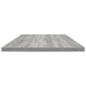 Mensole Parete 4pz Grigio Sonoma 100x30x1,5cm Legno Multistrato 838299