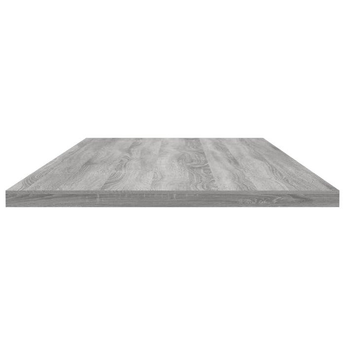 Mensole Parete 4pz Grigio Sonoma 100x30x1,5cm Legno Multistrato 838299