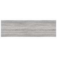 Mensole Parete 4pz Grigio Sonoma 100x30x1,5cm Legno Multistrato 838299