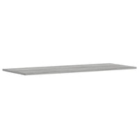 Mensole Parete 4pz Grigio Sonoma 100x40x1,5cm Legno Multistrato 838304