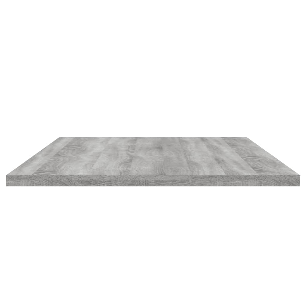 Mensole Parete 4pz Grigio Sonoma 100x40x1,5cm Legno Multistrato 838304