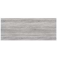 Mensole Parete 4pz Grigio Sonoma 100x40x1,5cm Legno Multistrato 838304