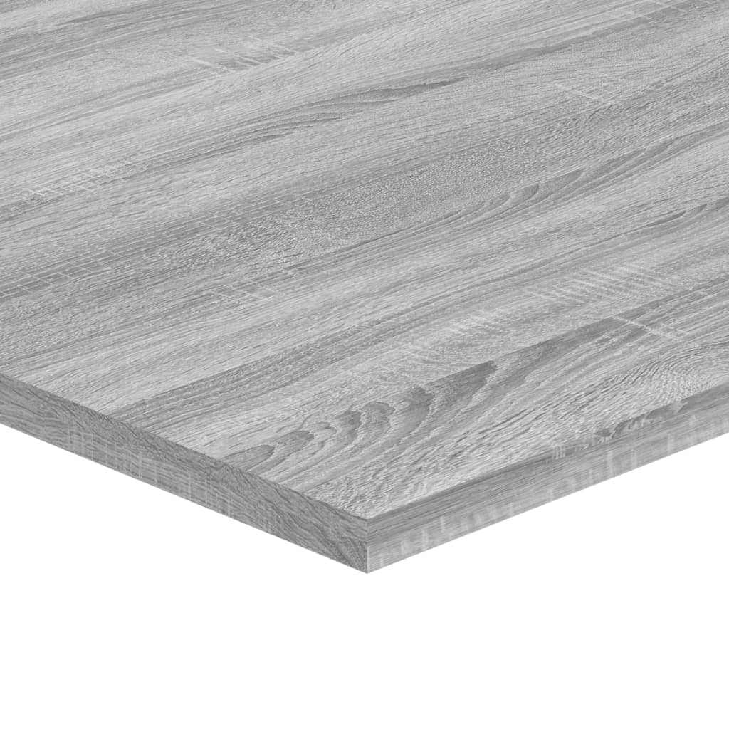 Mensole Parete 4pz Grigio Sonoma 100x40x1,5cm Legno Multistrato 838304