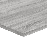 Mensole Parete 4pz Grigio Sonoma 100x40x1,5cm Legno Multistrato 838304