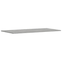 Mensole Parete 4pz Grigio Sonoma 100x50x1,5cm Legno Multistrato 838307