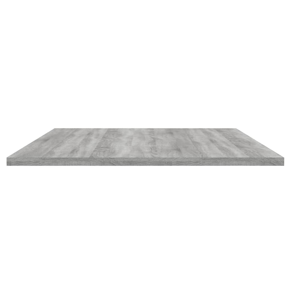 Mensole Parete 4pz Grigio Sonoma 100x50x1,5cm Legno Multistrato 838307