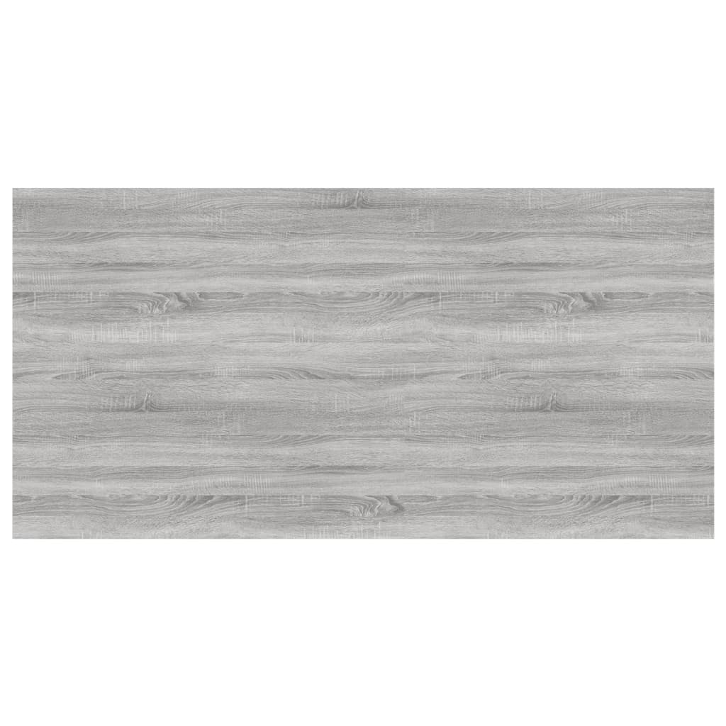 Mensole Parete 4pz Grigio Sonoma 100x50x1,5cm Legno Multistrato 838307