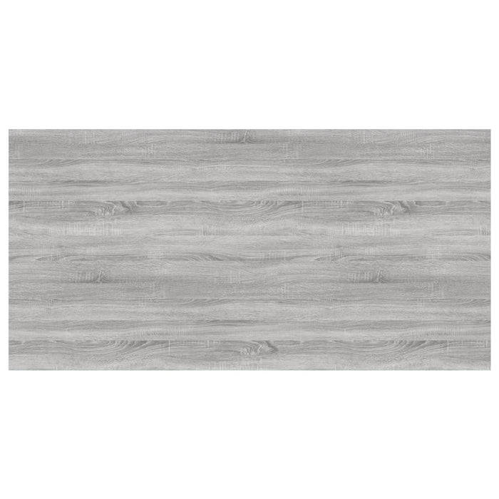 Mensole Parete 4pz Grigio Sonoma 100x50x1,5cm Legno Multistrato 838307