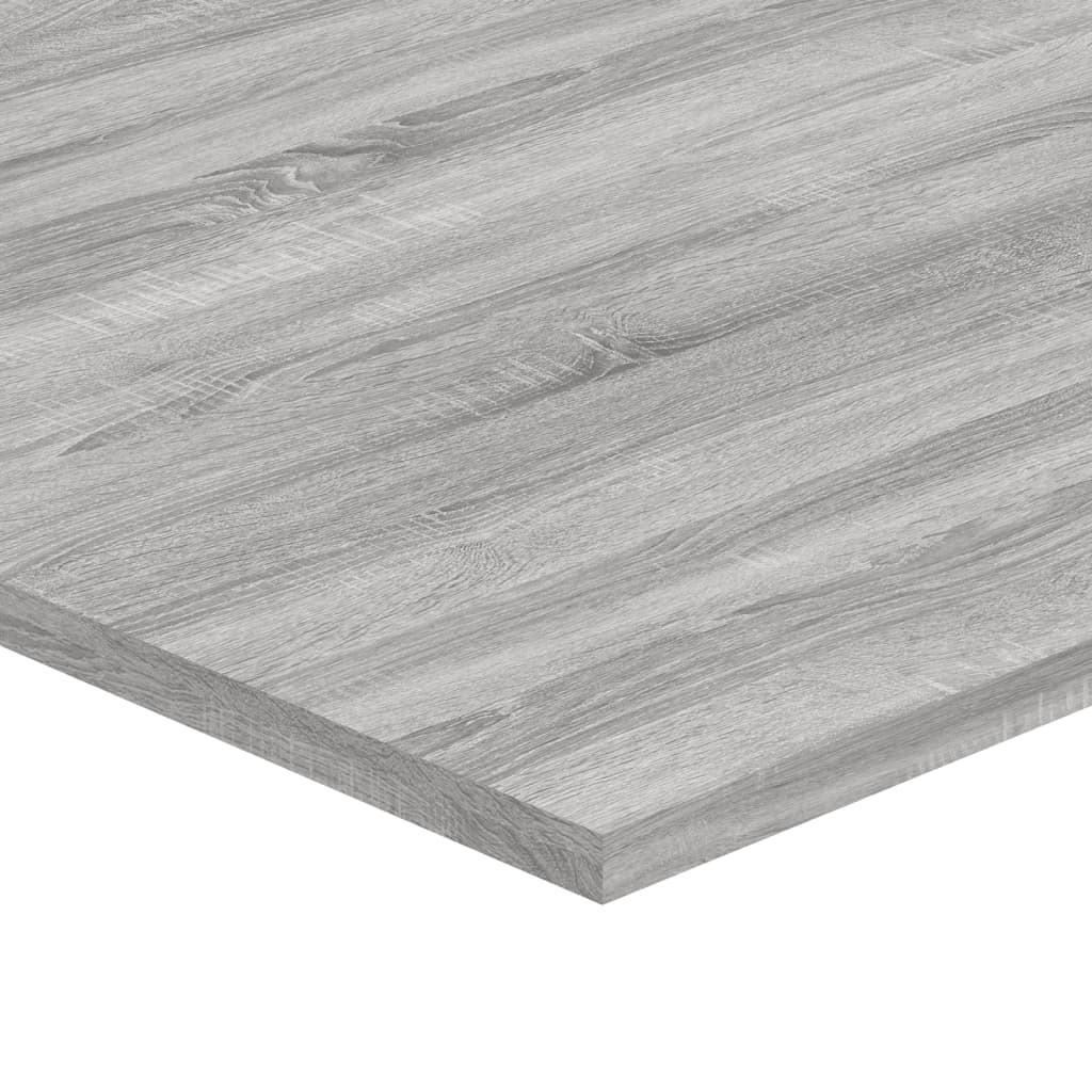 Mensole Parete 4pz Grigio Sonoma 100x50x1,5cm Legno Multistrato 838307