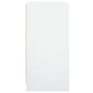 Mobile con Ante in Vetro Bianco 68x37x75,5 cm 836420