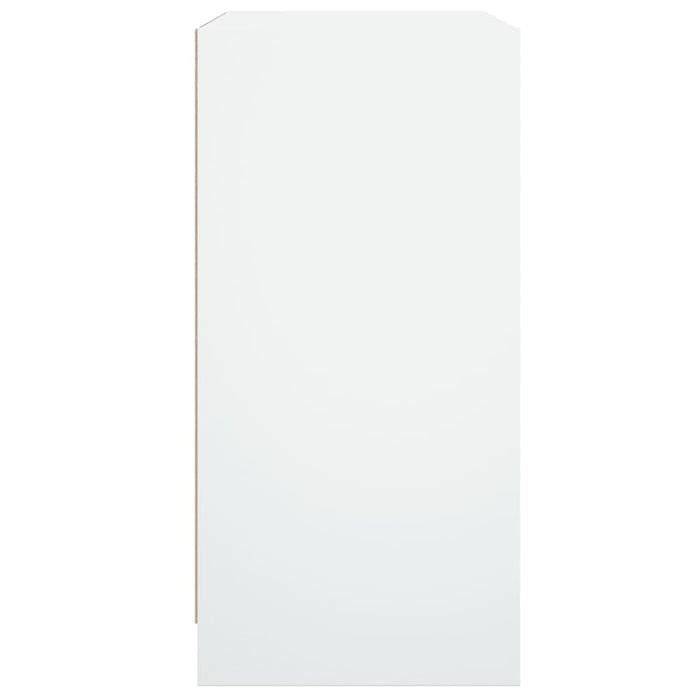 Mobile con Ante in Vetro Bianco 68x37x75,5 cm 836420