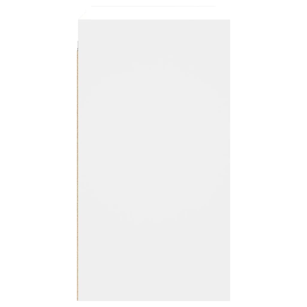 Mobile a Muro con Ante in Vetro Bianco 68x37x68,5 cm 836490