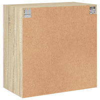 Mobile a Muro con Ante in Vetro Rovere Sonoma 68x37x68,5 cm 836492