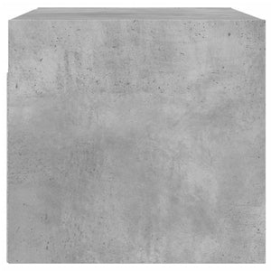 Mobili a Muro con Ante in Vetro 2pz Grigio Cemento 68,5x37x35cm 836504