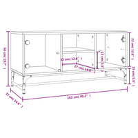 Mobile Porta TV con Ante in Vetro Nero 102x37x50 cm 836533