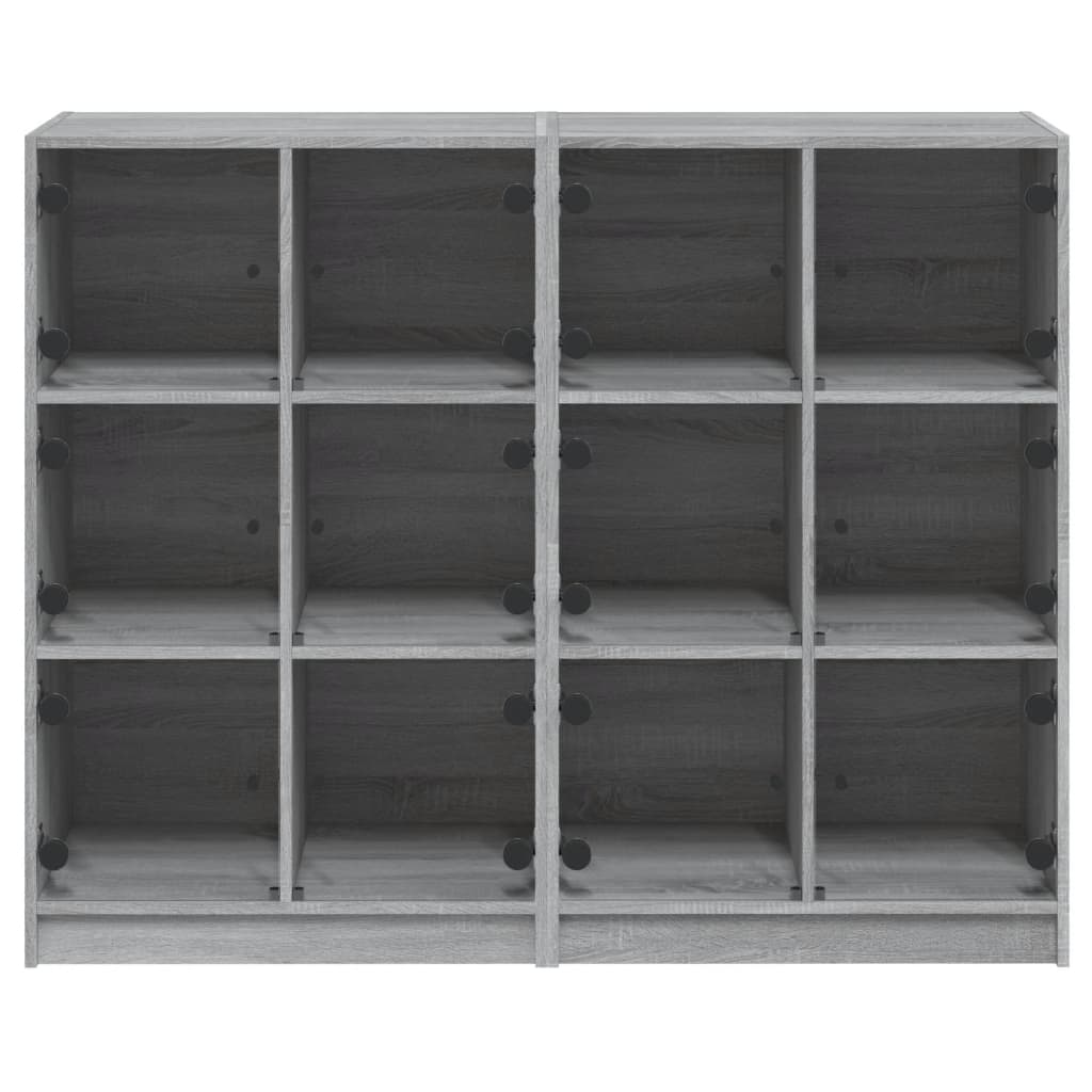 Libreria Ante Grigio Sonoma 136x37x109 cm in Legno Multistrato 3206515