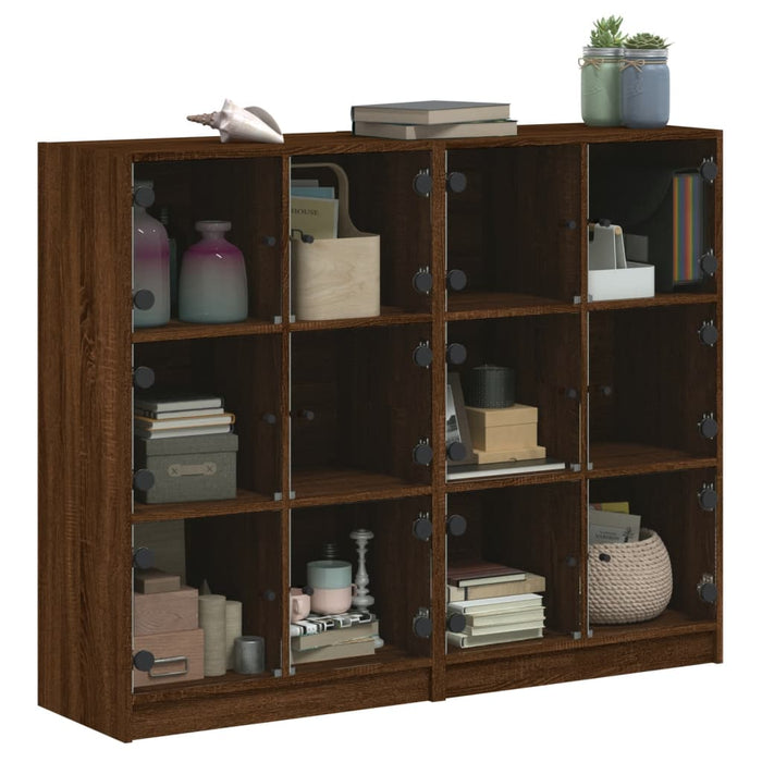 Libreria Ante Rovere Marrone 136x37x109 cm in Legno Multistrato 3206516