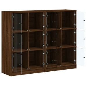 Libreria Ante Rovere Marrone 136x37x109 cm in Legno Multistrato 3206516