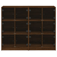 Libreria Ante Rovere Marrone 136x37x109 cm in Legno Multistrato 3206516