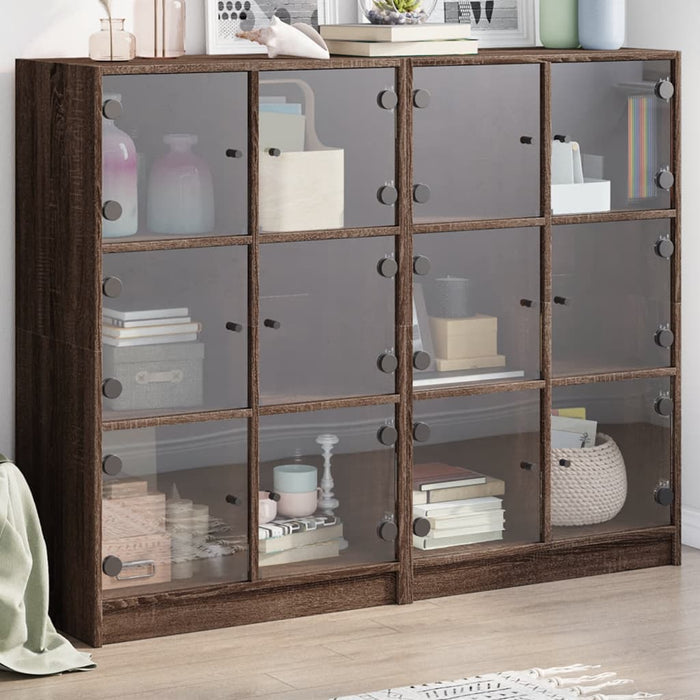 Libreria Ante Rovere Marrone 136x37x109 cm in Legno Multistrato 3206516