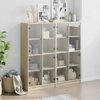 Libreria Ante Rovere Sonoma 136x37x142 cm in Legno Multistrato 3206519