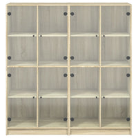 Libreria Ante Rovere Sonoma 136x37x142 cm in Legno Multistrato 3206519