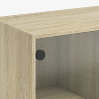 Libreria Ante Rovere Sonoma 136x37x142 cm in Legno Multistrato 3206519