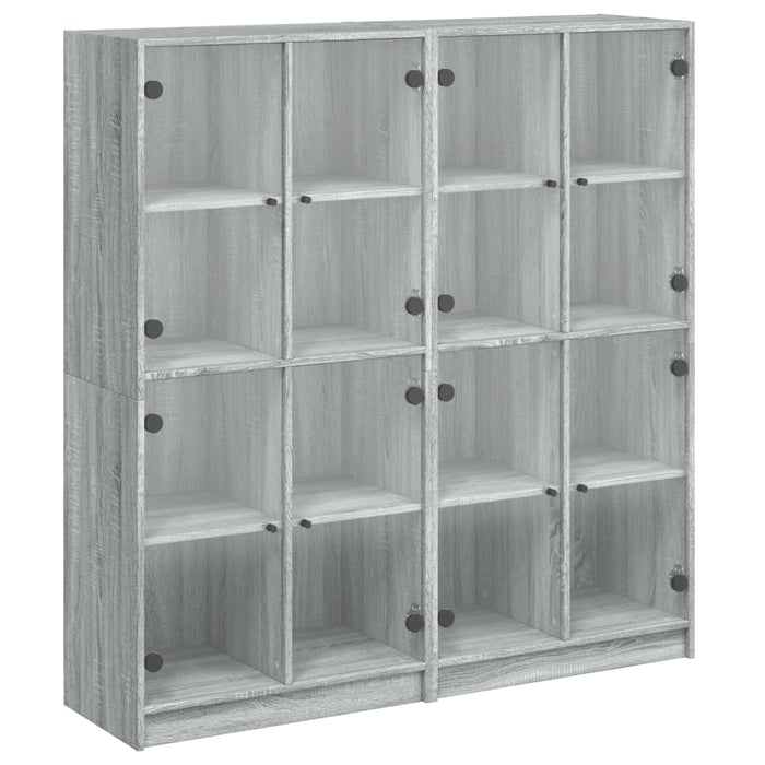 Libreria Ante Grigio Sonoma 136x37x142 cm in Legno Multistrato 3206522