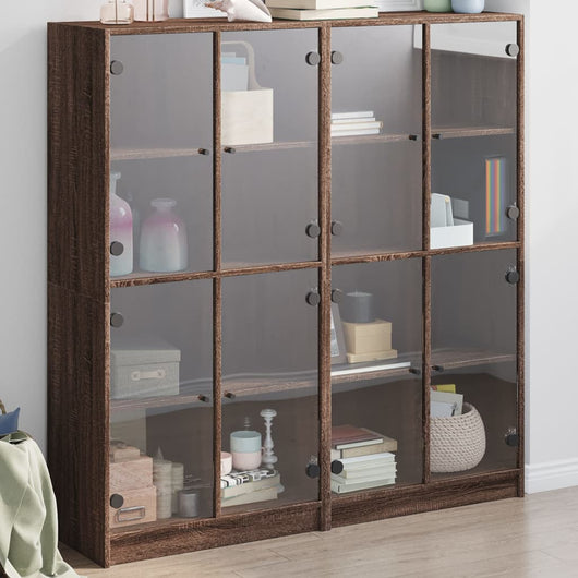 Libreria Ante Rovere Marrone 136x37x142 cm in Legno Multistrato 3206523