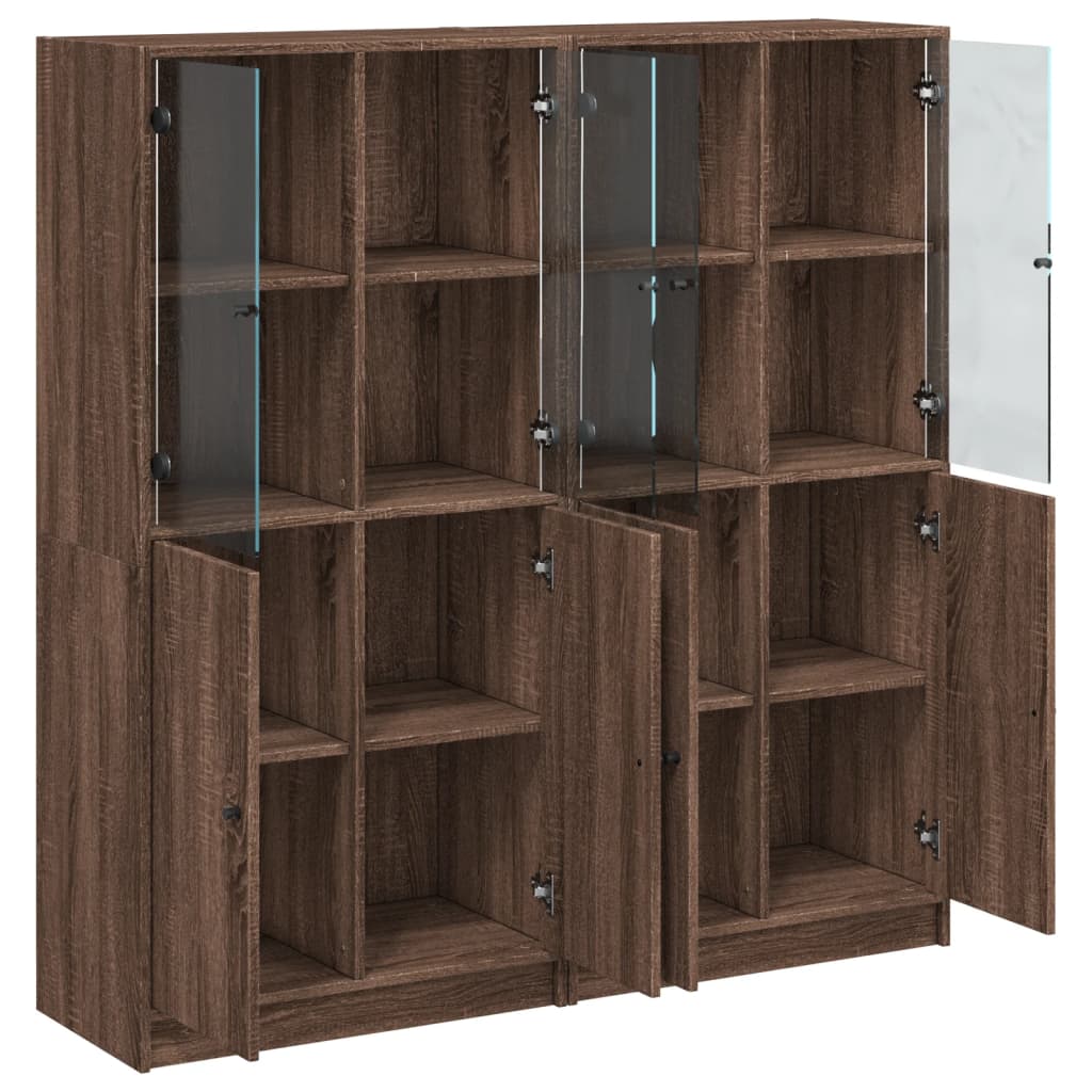 Libreria Ante Rovere Marrone 136x37x142 cm in Legno Multistrato 3206530